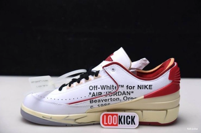 Reps TBK Jordan DJ4375-106 Retro SP Off-White 2 Low Red White 0718